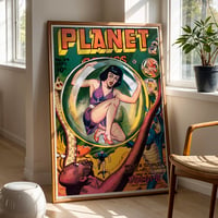 Image 1 of “Planet Comics” No. 44 (September 1946) – Vintage Sci-Fi Comic Cover