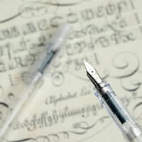 Image 6 of Pilot Kakuno Fountain Pen (Clear - Medium Nib)