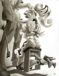 "Sophie's Special Seat" Original Art