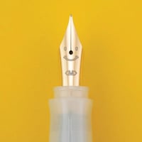 Image 7 of Pilot Kakuno Madoromi Fountain Pen (Cumulus White - Medium Nib)