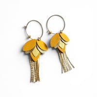 Image 2 of Boucles NINON Jaune