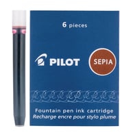 Image 1 of Pilot Namiki Fountain Pen Ink Cartridge (Sepia - 6 Pack)