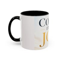 Image 3 of Count It All Joy Accent Coffee Mug — Inspirational Religious Scripture Gift