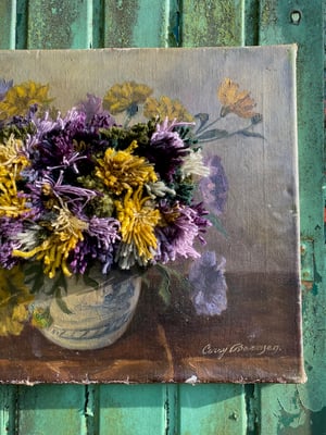 Image of altered perspective painting - daisy