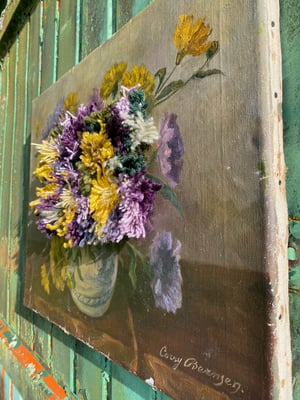 Image of altered perspective painting - daisy