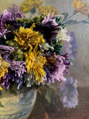 Image of altered perspective painting - daisy