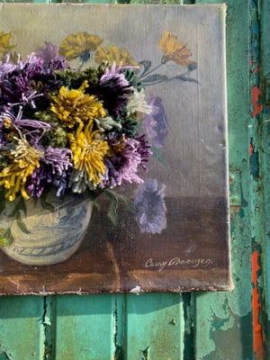 Image of altered perspective painting - daisy