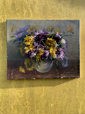 Image of altered perspective painting - daisy