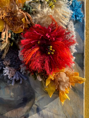 Image of altered perspective painting - still life blooms