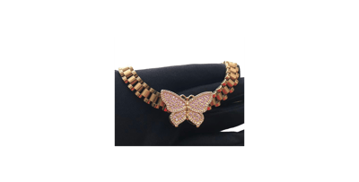 Image of Butterfly Rolex Necklace