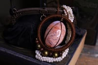 Image 5 of Copper linen cotton candy agate necklace