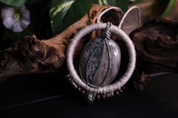 Image 2 of Natural linen jade necklace