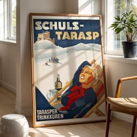 Image 1 of Schuls-Tarasp — Vintage Swiss Ski & Spa Poster