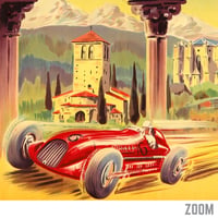 Image 5 of “Grand Prix du Comminges” – Saint-Gaudens 1947 Vintage Racing Poster