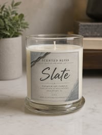Slate Candle