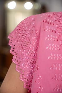 Image 2 of Tee rosa merletto