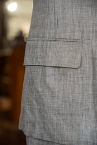 Image 11 of Completo grigio in lino