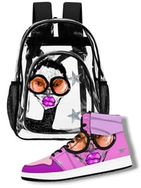 Image 1 of BIRTHDAY CAKE LIMITED EDITION WOMENS HIGH TOP + FREE CONCERT BACKPACK