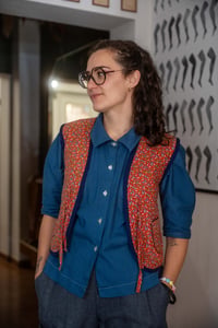 Image 3 of Gilet a fiori
