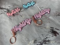 Image 2 of High Wife Keyring