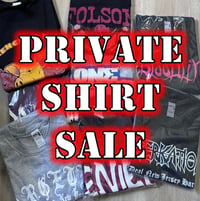 Private Shirt Sale