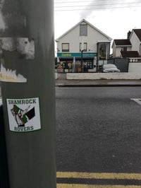 Image 3 of **LAST PACK** Pack of 25 7x7cm Shamrock Rovers Football/Ultras Stickers