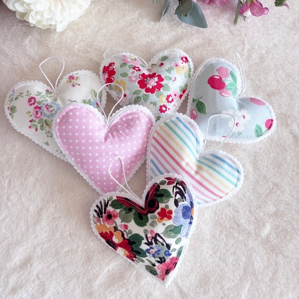 Image of Fabric stuff heart decoration 