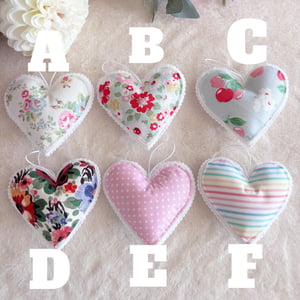 Image of Fabric stuff heart decoration