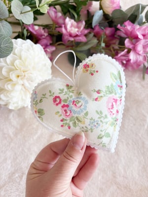 Image of Fabric stuff heart decoration 