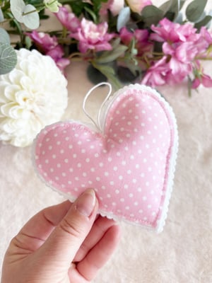 Image of Fabric stuff heart decoration 