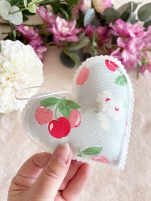 Image of Fabric stuff heart decoration 
