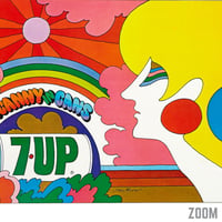 Image 5 of Vintage 7UP Psychedelic Advertising Poster