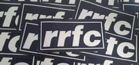Image 1 of **LAST PACK** Pack of 25 8x4cm Raith Rovers RRFC Football/Ultras Stickers.