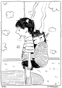 Image 1 of Carry me (INK DRAWING)