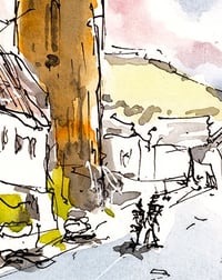 Image 3 of Abbey St. in the Sun, Cerne Abbas - Fine Art Print