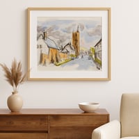 Image 2 of Abbey St. in the Sun, Cerne Abbas - Fine Art Print