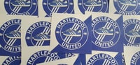 Image 2 of **LAST PACK** Pack of 25 8x4cm Hartlepool United Football/Ultras Stickers.