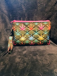 Image 1 of Cannabis print accessories bag