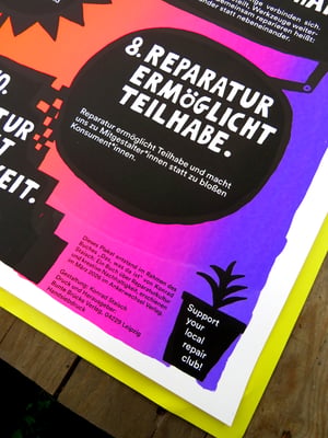 Image of SUPPORTER EDITION Reparatur Manifest