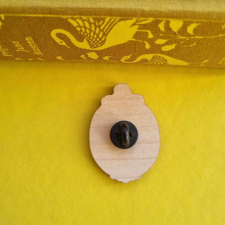 PIN'S PORTRAIT EN BOIS - JANE AUSTEN OU DARCY (DEUX MODÈLES) Image 8