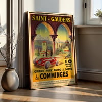 Image 2 of “Grand Prix du Comminges” – Saint-Gaudens 1947 Vintage Racing Poster