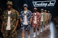 Camo shorts sets.