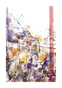 Image 1 of Rock Point Inn, Lyme Regis - Fine Art Print