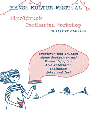 Image of Kinder linolschnitt workshop