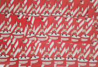 Image 1 of Pack of 25 9x5cm Aberdeen Subbuteo Style Football/Ultras Stickers.