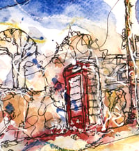 Image 3 of The Old Phone Box, Minterne Magna - Fine Art Print