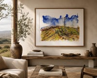 Image 2 of Sunset Field, Minterne Magna - Fine Art Print