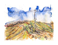 Image 1 of Sunset Field, Minterne Magna - Fine Art Print