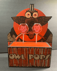 Image 1 of Vintage Inspired Owl Pop Display Box
