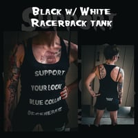 Image 3 of Support Your Local Blue Collar Degenerate Tanks Collection